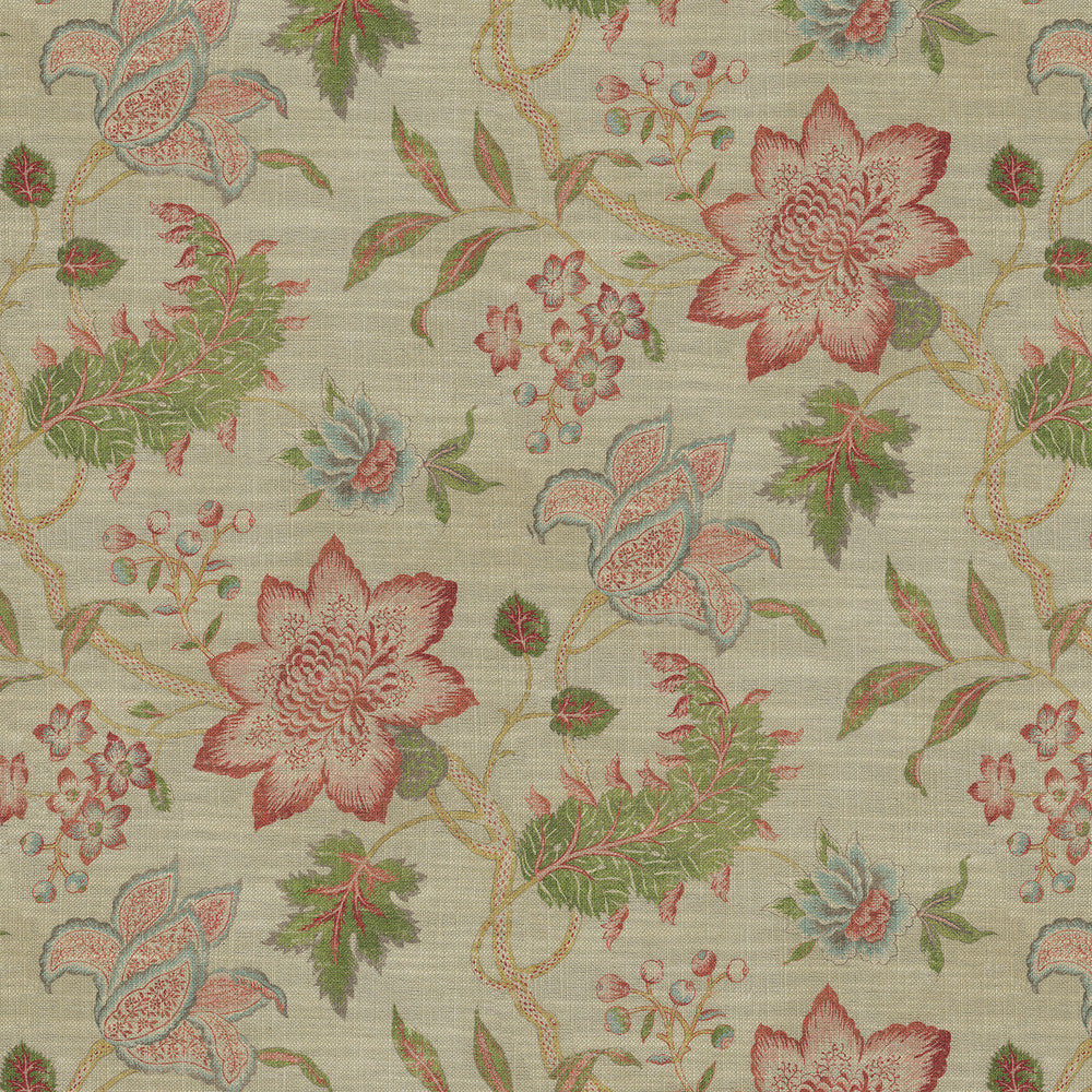 Zuma Apricot 682492 by VILLA D'ASCOLI Designer Fabric - 75% cotton, 25% linen Pakistan 15000 Horizontal: 13.5 and Vertical: 25.25 54  - Swanky Fabrics -