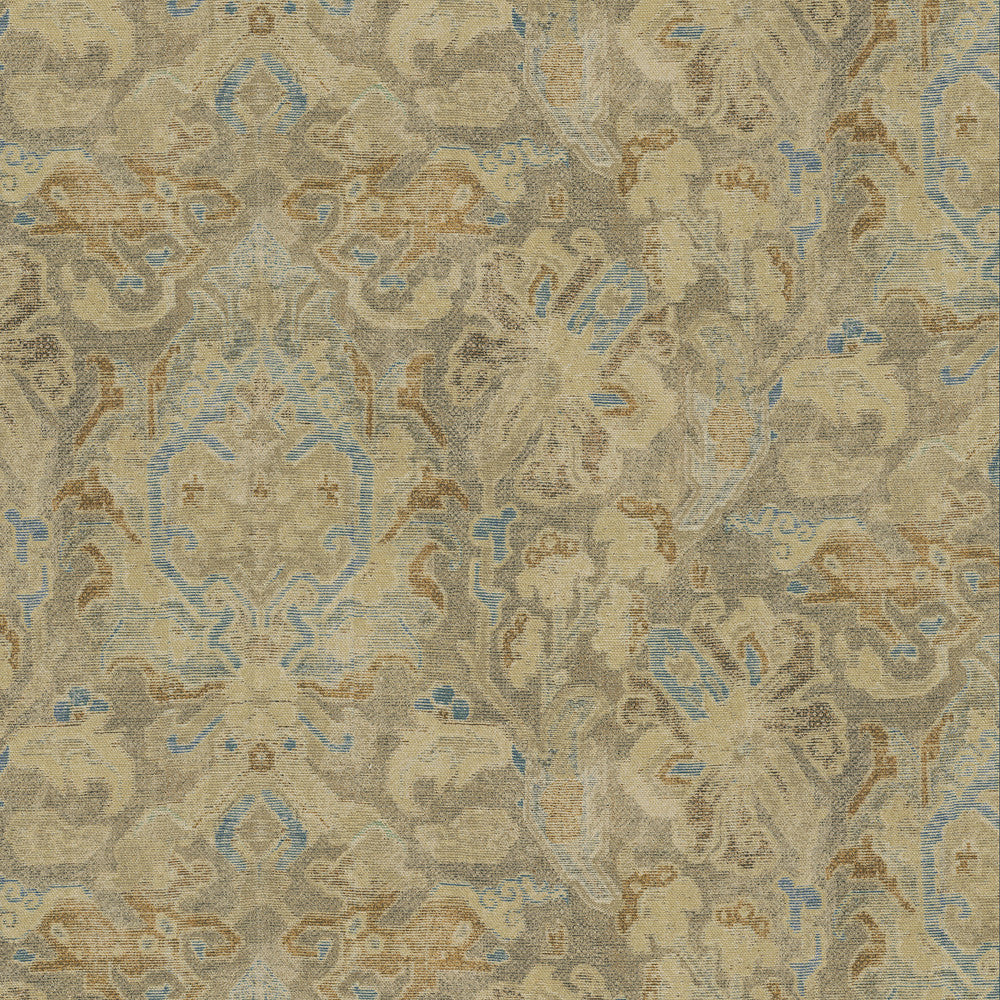 Carpet Bag Chutney 682511 by WAVERLY Designer Fabric - 80% cotton, 20% linen China 51000 Horizontal: 13.5 and Vertical: 12.62 54  - Swanky Fabrics -
