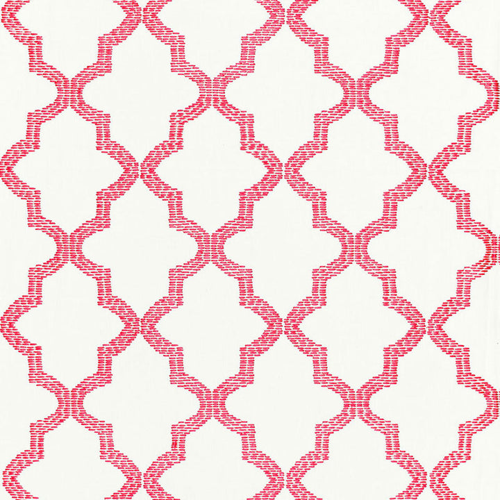 Tangier Embroidery Peony 68340 by Schumacher Designer Fabric CHROMA SP14 LINEN 85% RAYON 15% INDIA MARTINDALE 10,000 </p><p>Repeat: Horizontal: 3 1/2" (9CM) and Vertical: 7 1/2" (19CM) 50 - Swanky Fabrics -