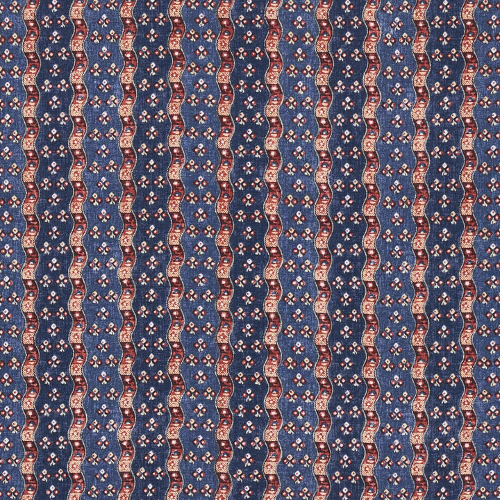 Ottilie Stripe Document 180560 by Schumacher Designer Fabric New Traditional: Provenal 5.12" - Swanky Fabrics -