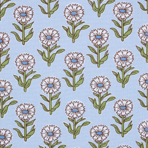Adeline Mineral & Leaf 180581 by Schumacher Designer Fabric
