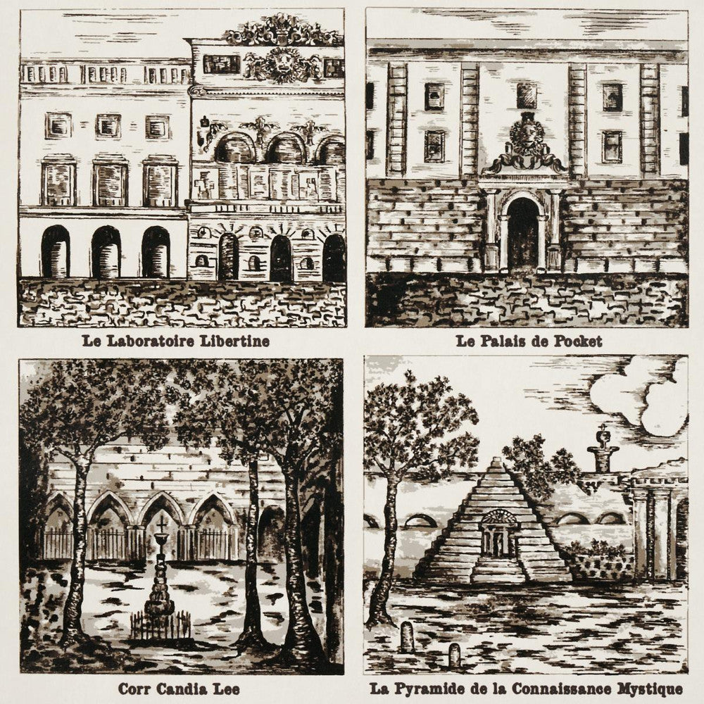 Architecturra Newsprint 5014270 by Schumacher Designer Wallpaper Johnson Hartig 25.5" - Swanky Fabrics -