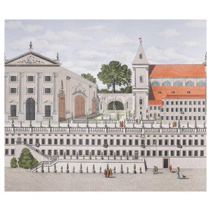 Piazza Firenze Document 5014300 by Schumacher Designer Wallpaper