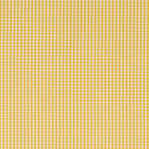 Barnet Cotton Check Yellow 64639 by Schumacher Designer Fabric