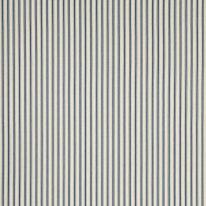 Marquet Ticking Stripe Navy 82200 by Schumacher Designer Fabric