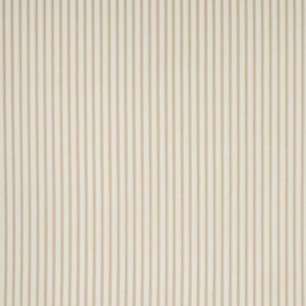 Marquet Ticking Stripe Sand 82202 by Schumacher Designer Fabric New Traditional: Provenal - Swanky Fabrics -