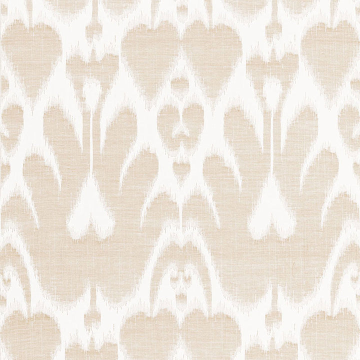 Lela Cotton Ikat Sand 68582 by Schumacher Fabric Schumacher Fabric Lela Cotton Ikat Sand 68582Fabric COTTON 100% ITALY </p><p>Repeat: H: HORZ. 13 3/4" (35CM) , V: VERT. 21 3/4" (55CM) 55 - Fabric Carolina -