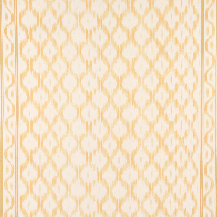 Santa Monica Ikat Yellow 176505 by Schumacher Designer Fabric Mark D. Sikes 52.75" - Swanky Fabrics -