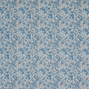 Daisy Indoor/Outdoor Indigo 180710 by Schumacher Designer Fabric
