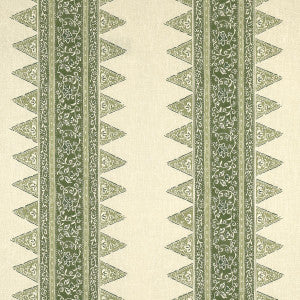 Foxglove Indoor/Outdoor Leaf Green 180720 by Schumacher Designer Fabric
