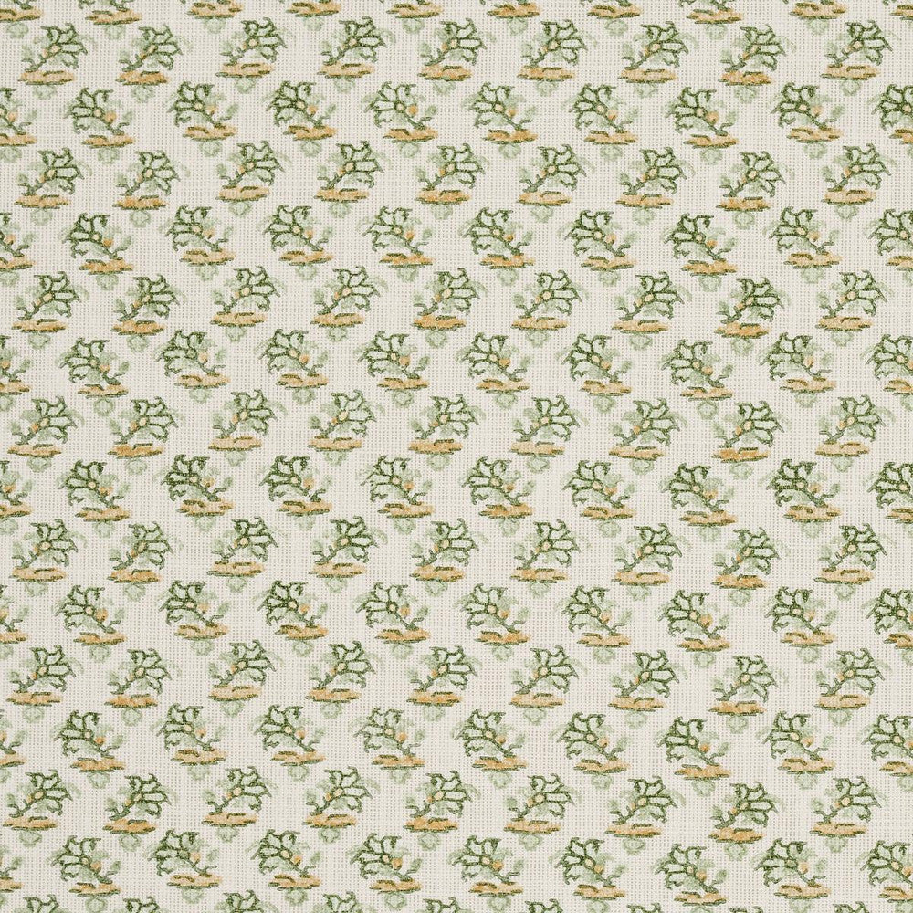 Oleander Indoor/Outdoor Leaf Green 180761 by Schumacher Designer Fabric Mark D. Sikes 5.25" - Swanky Fabrics -