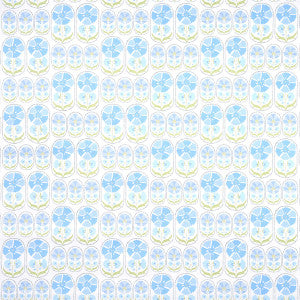 Anjuna Floral Sky 5014110 by Schumacher Designer Wallpaper