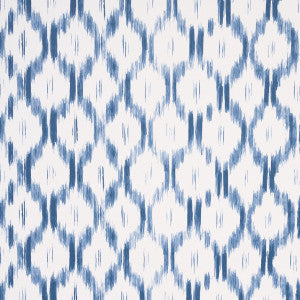 Santa Monica Indigo 5014370 by Schumacher Designer Wallpaper