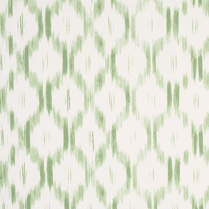Santa Monica Leaf Green 5014372 by Schumacher Designer Wallpaper Mark D. Sikes 27.0" - Swanky Fabrics -