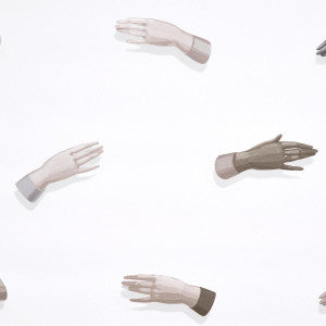 Manos Neutral 5014481 by Schumacher Designer Wallpaper