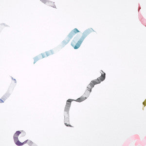 Beth Multi On Ivory 5014500 by Schumacher Designer Wallpaper
