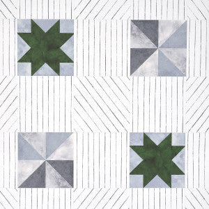 Alexander Dutch Green & Slate 5014552 by Schumacher Designer Wallpaper