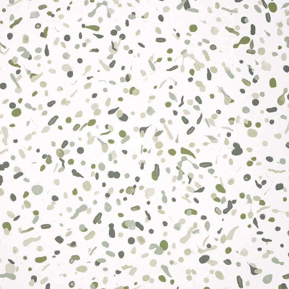 Los Cosmos Moss 5014561 by Schumacher Designer Wallpaper Backdrop 27.0" - Swanky Fabrics -