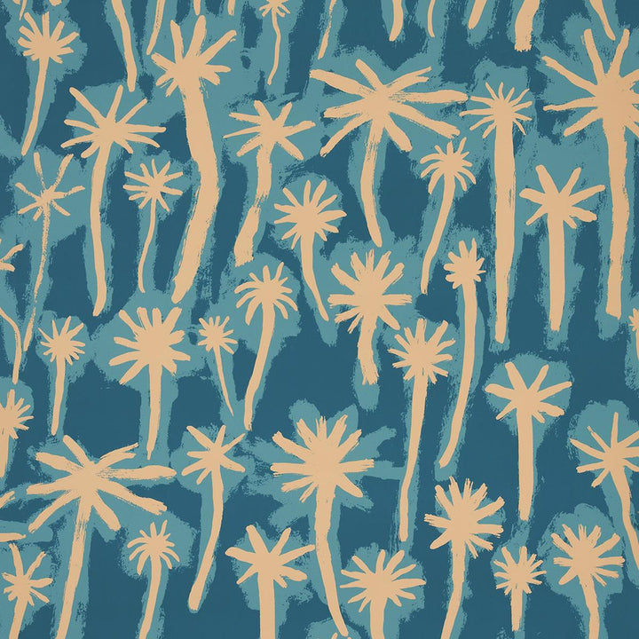 Palmitas Bahama 5014601 by Schumacher Designer Wallpaper Abel Macias 27.0" - Swanky Fabrics -