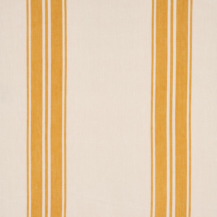 Brentwood Stripe Yellow 70874 by Schumacher Designer Fabric Mark D. Sikes 13.0" - Swanky Fabrics -