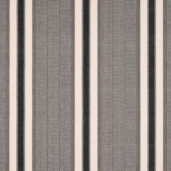 Ipala Hand Woven Stripe Pitch 78836 by Schumacher Designer Fabric A Rum Fellow 9.38" - Swanky Fabrics -