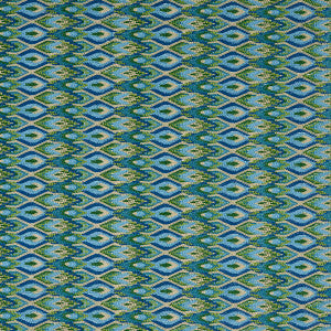 Lorikeet Embroidery Peacock 81470 by Schumacher Designer Fabric