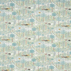 Las Colinas Scenic Tapestry Green 81960 by Schumacher Designer Fabric