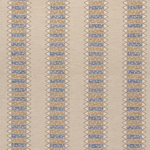 Noor Kilim Stripe Ochre 81980 by Schumacher Designer Fabric