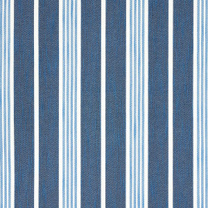 Hampton Stripe Indoor/Outdoor Indigo 82300 by Schumacher Designer Fabric