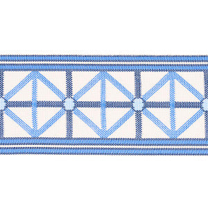 Napoleon Indoor/Outdoor Tape Ocean 82460 by Schumacher Designer Trim