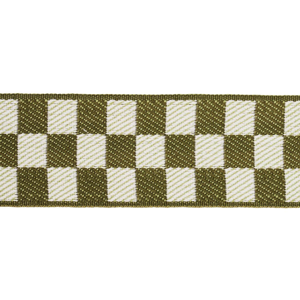 Zee Tape Olive 82482 by Schumacher Designer Trim Charlap Hyman & Herrero 1.0" - Swanky Fabrics -
