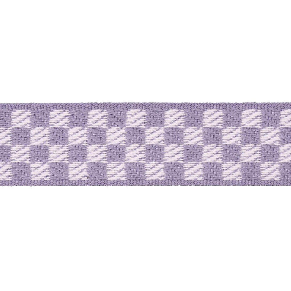 Zee Tape Narrow Purple 82493 by Schumacher Designer Trim Charlap Hyman & Herrero - Swanky Fabrics -