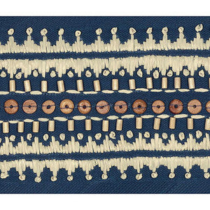 Tonga Tape Marine 69291 by Schumacher Designer Trim