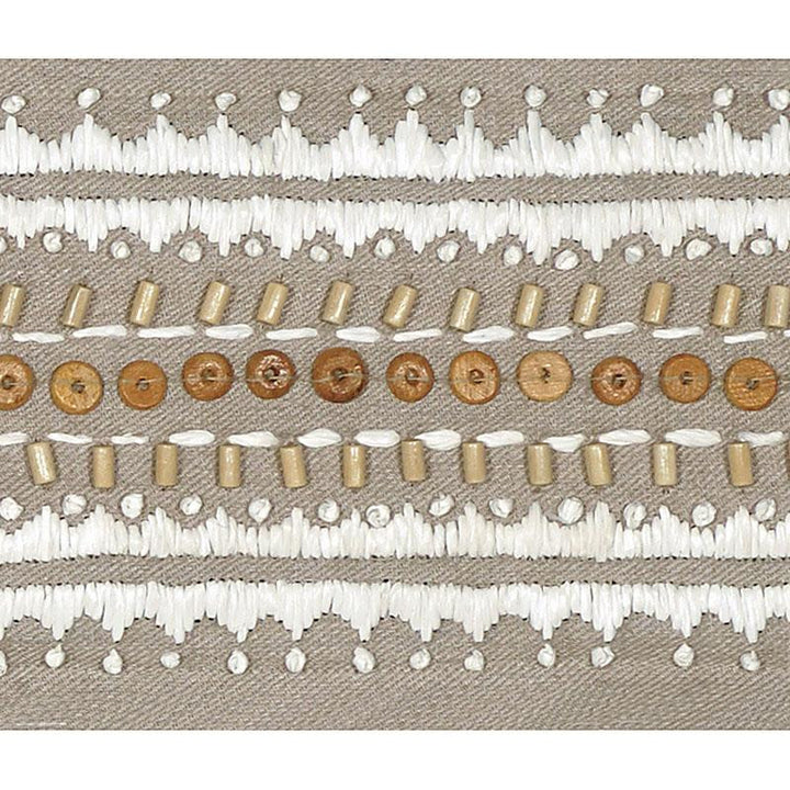 Tonga Tape Sea Oyster 69292 by Schumacher Designer Trim Mary Mcdonald - Swanky Fabrics -