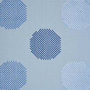 Hansen Embroidery Blue 78942 by Schumacher Designer Fabric