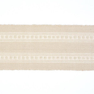 Lubeck Tape Natural 79112 by Schumacher Designer Trim
