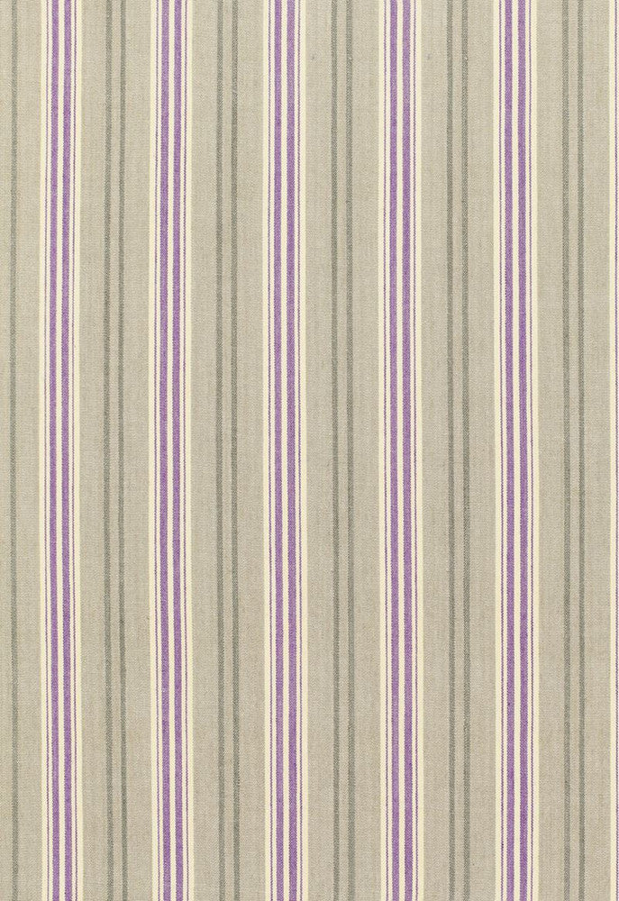 Loire Jute Stripe Iris 68692 by Schumacher Designer Fabric Chroma 70% Jute, 30% Cotton Martindale 10,000 Horizontal: 4.75 and Vertical: - 53 - Swanky Fabrics -