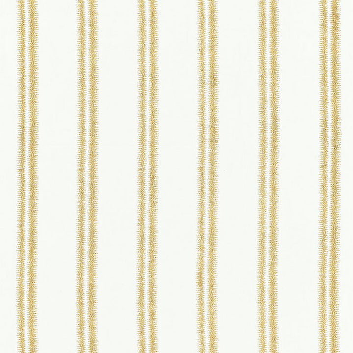 Paloma Embroidery Gilt 68792 by Schumacher Designer Fabric CHROMA SP14 LINEN 76% VISCOSE 22% INDIA </p><p>Repeat: Horizontal: 4 1/4" (11CM) and Vertical: 5/8" (2CM) 51 - Swanky Fabrics -