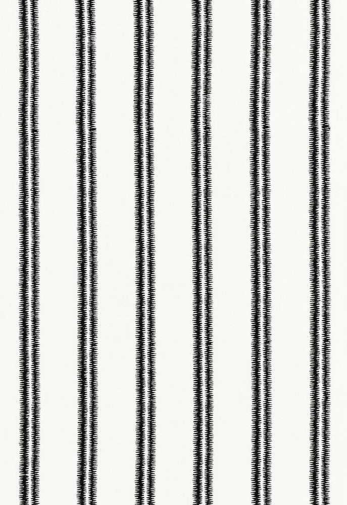 Paloma Embroidery Ebony 68793 by Schumacher Designer Fabric Chroma 76% Linen, 22% Viscose, 2% Cotton - Horizontal: 4.25 and Vertical: 5/8- 51 - Swanky Fabrics -