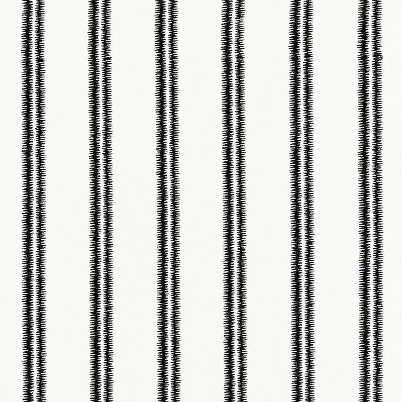 Paloma Embroidery Ebony 68793 by Schumacher Designer Fabric CHROMA SP14 See Sample INDIA - </p><p>Repeat: Horizontal: 4 1/4" (11CM) and Vertical: 5/8" (2CM) 51" WIDE (130CM) - Swanky Fabrics -