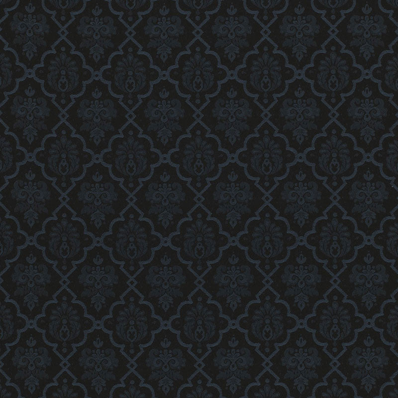 Hedgerow Trellis Indoor/Outdoor Midnight 68814 by Schumacher Designer Fabric TIMOTHY CORRIGAN See Sample UNITED STATES OF AMERICA MEDIUM DUTY </p><p>Repeat: Horizontal: 4 3/4" (12CM) and Vertical: 6" (15CM) 54" WIDE (137CM) - Swanky Fabrics -