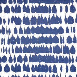 Queen Of Spain Navy 5005885 by Schumacher Designer Wallpaper