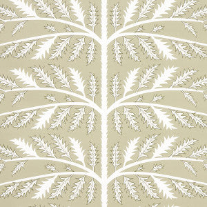 Thistle Neutral 5014951 by Schumacher Designer Wallpaper