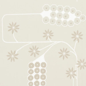 Hollywood Grape Gesso 5015022 by Schumacher Designer Wallpaper