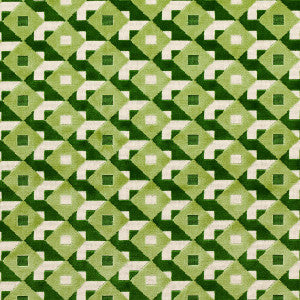 Dazzle Ship Velvet Verdant 77244 by Schumacher Designer Fabric
