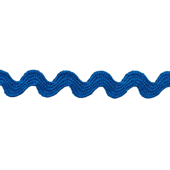 Ric Rac Tape Small Dark Blue 82706 by Schumacher Designer Trim New Old-Fashioned - Swanky Fabrics -
