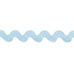Ric Rac Tape Small Pale Blue 82707 by Schumacher Designer Trim