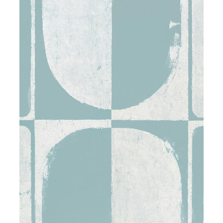 The Cloisters Soft Blue 5014902 by Schumacher Designer Wallpaper Backdrop 108.0" - Swanky Fabrics -
