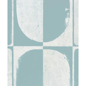 The Cloisters Soft Blue 5014902 by Schumacher Designer Wallpaper