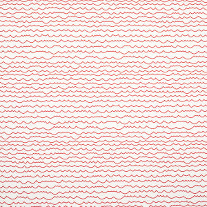 Waves Red 5007463 by Schumacher Designer Wallpaper
